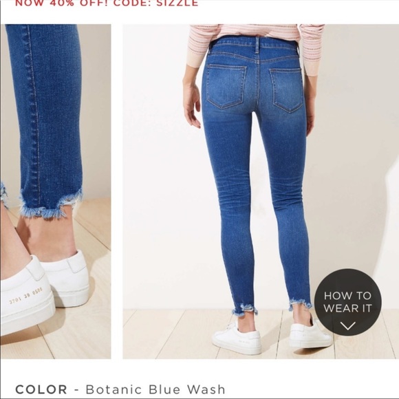 NWT Loft Skinny Jeans - Picture 2 of 9